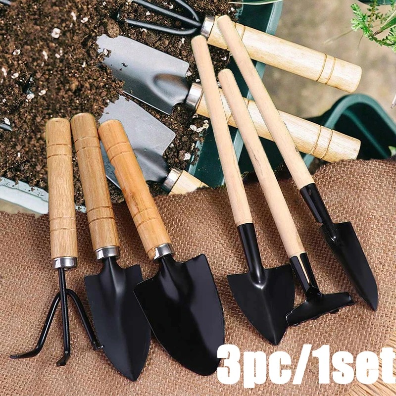 Gardening Tools Shovel - 3 Buah/1Set Set Alat Berkebun Mini