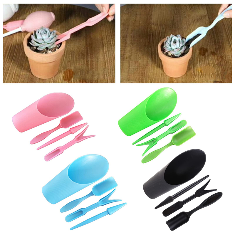 Gardening Tools Shovel - 4 Buah Kit Penanam Taman Sendok