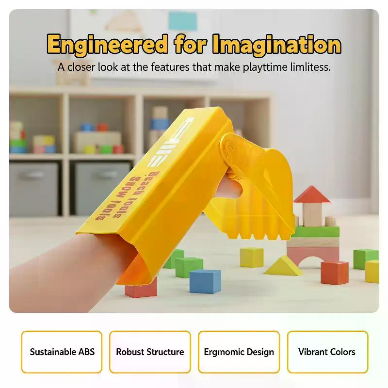 Gardening Tools Toys - Sekop Salju Pro Sand Warna Oranye