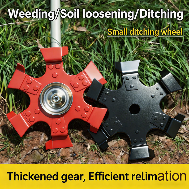 Gardening Tools Brands - Roda Penggali Baja Mangan 240mm untuk