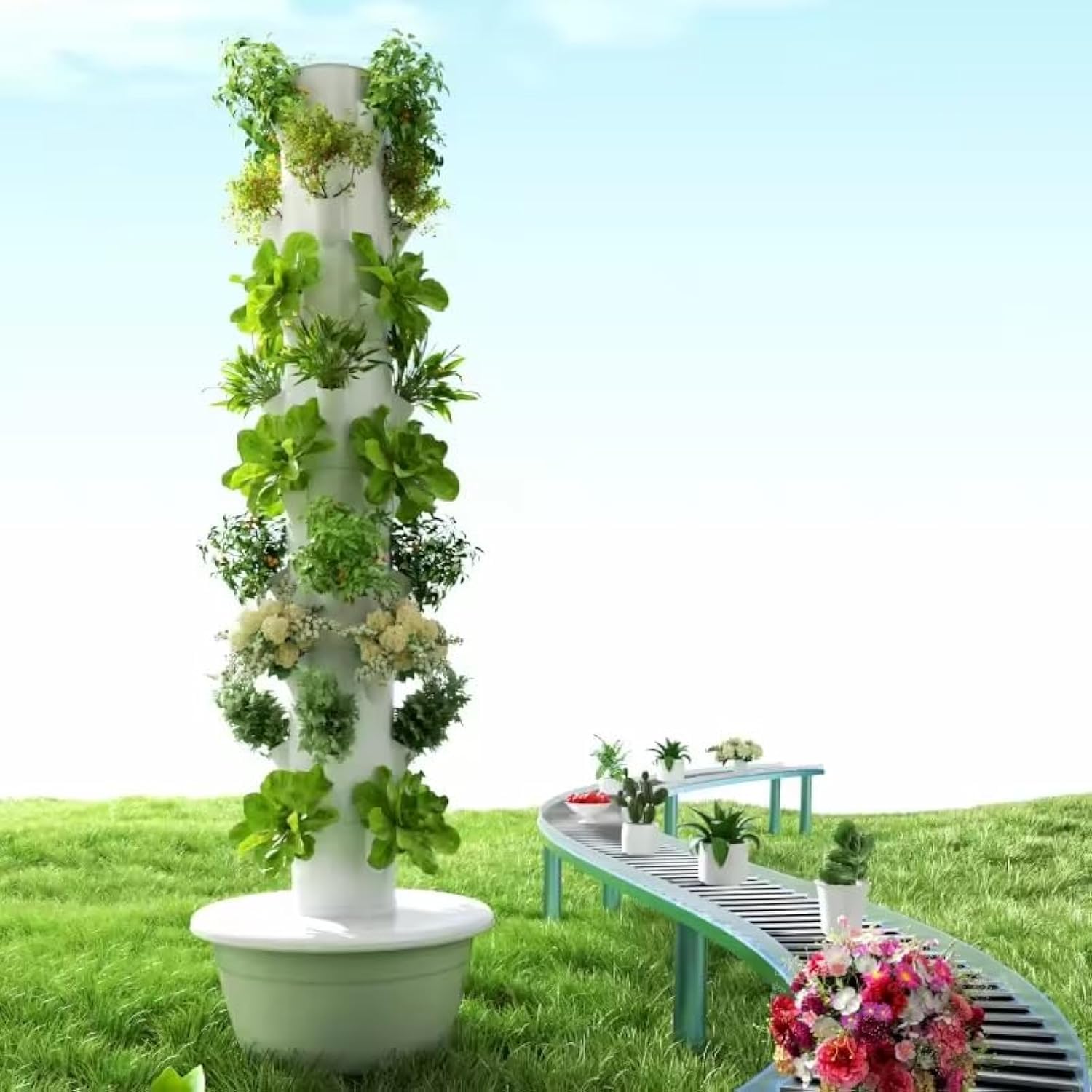Gardening Tools Plastic - Menara Hidroponik Vertikal Aeroponik untuk Buah