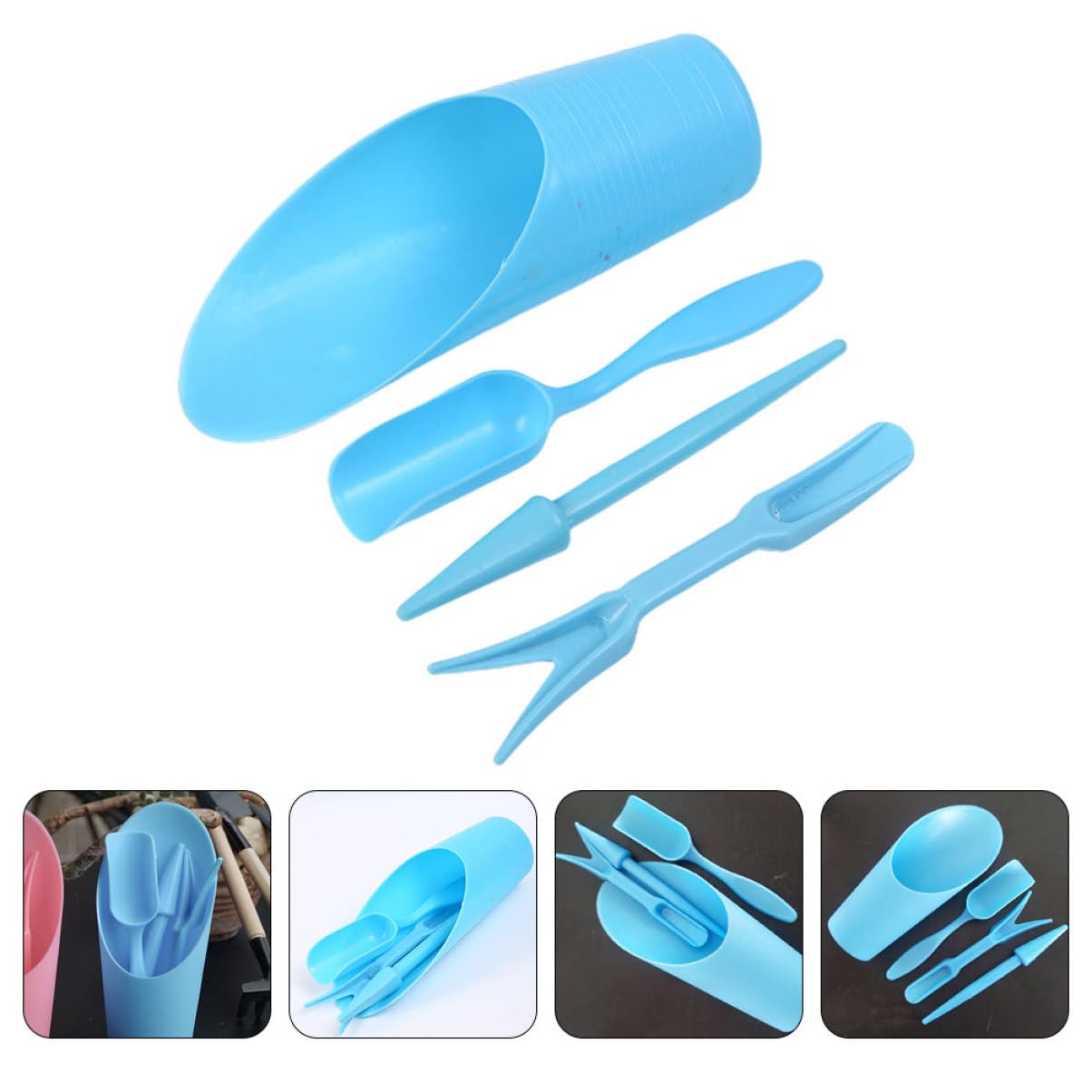 4 buah/set, ember plastik taha - Gardening Tools Shovel ulasan dan harga