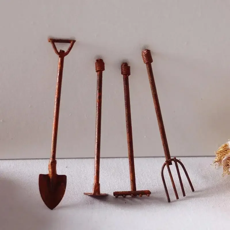 4 Pcs/Pack miniatur alat taman - Gardening Tools Toys ulasan dan harga