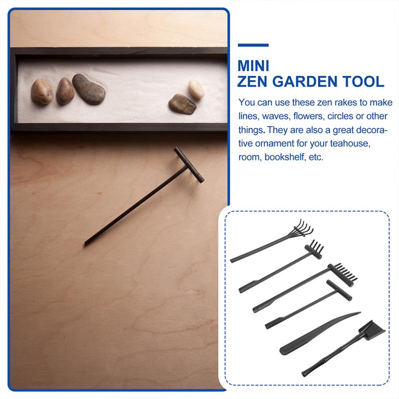 Taman Zen Menyapu Pasir Mini M - Gardening Tools For Toddlers ulasan dan harga