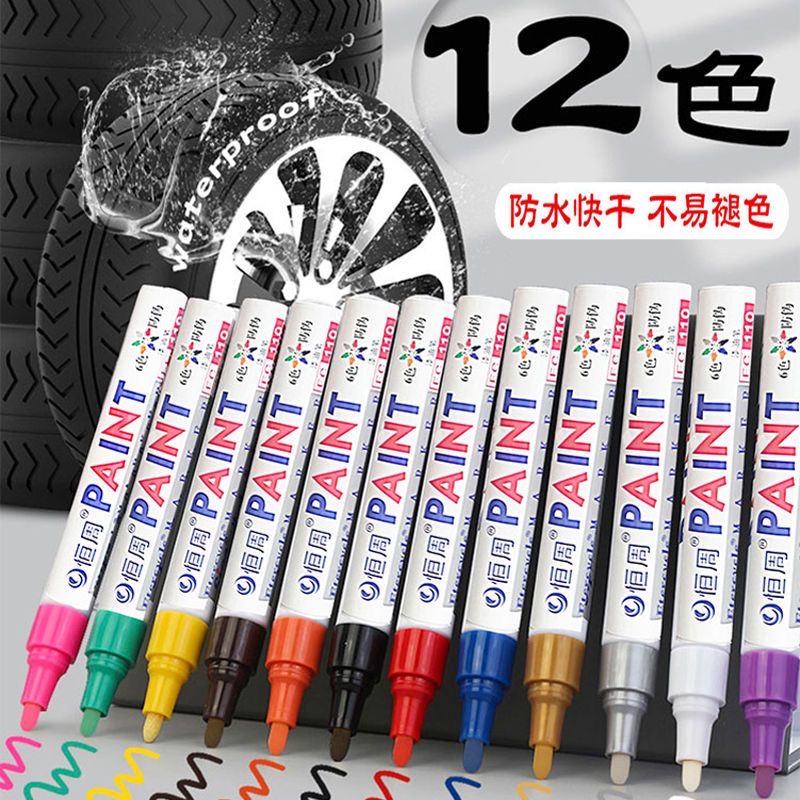6 buah spidol cat putih perman - Garden Row Marker ulasan dan harga