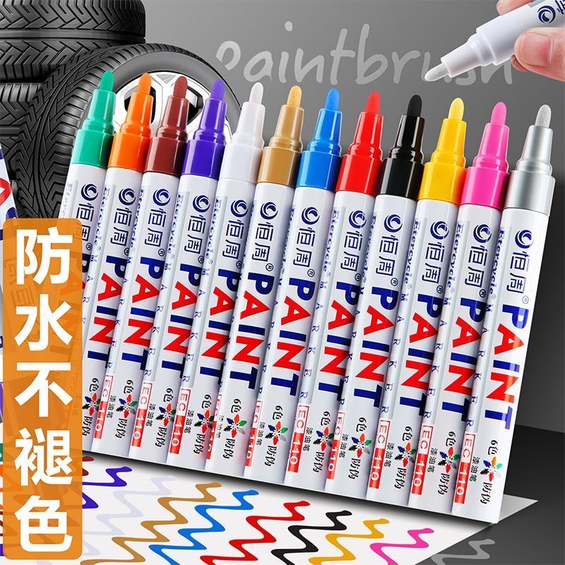 6 buah spidol cat putih perman - Garden Row Marker ulasan dan harga