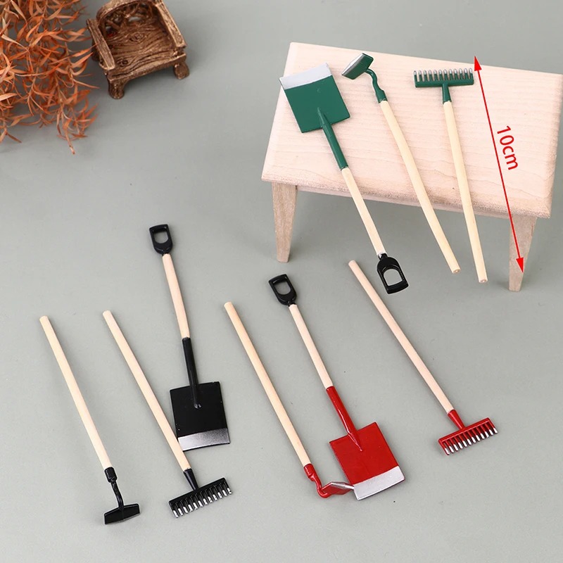 3 Buah 1:12 Miniatur Rumah Bon - Gardening Tools Toys ulasan dan harga