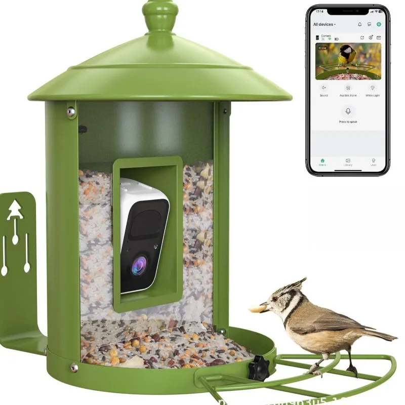 Pengumpan burung cerdas AI den - Gardening Tools With Definition ulasan dan harga