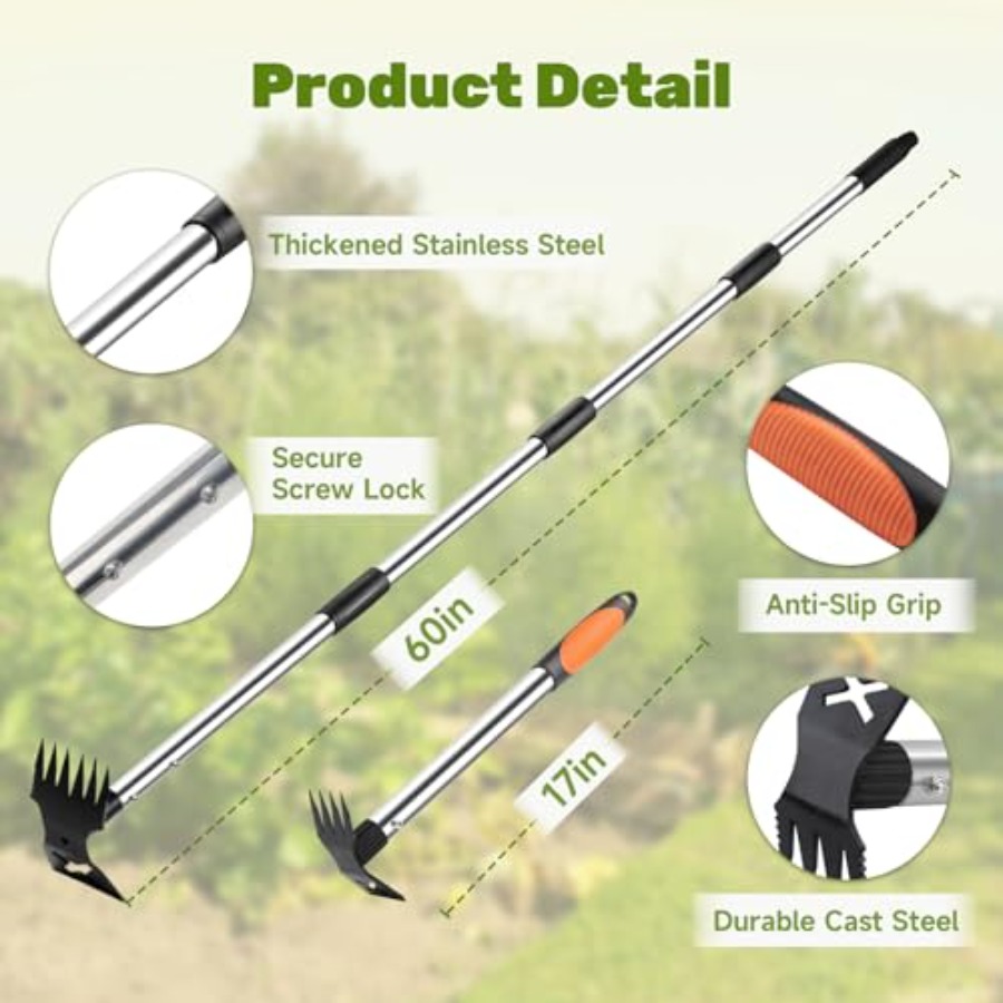 Alat Penyiang Gulma 60 inci de - Weed Puller ulasan dan harga