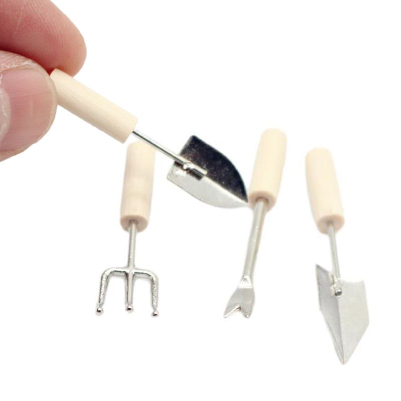 1:12 miniatur rumah boneka ala - Gardening Tools Shovel ulasan dan harga