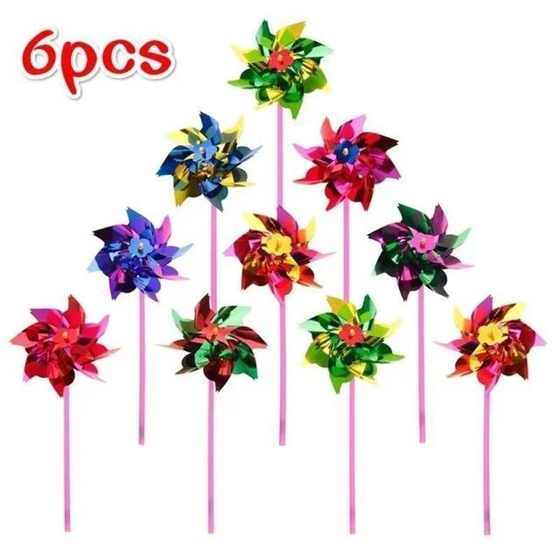 6 buah kincir angin plastik Pi - Gardening Tools Toys ulasan dan harga