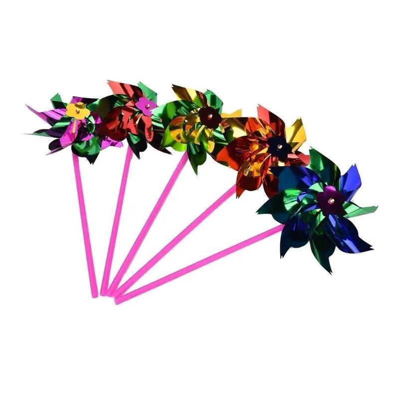 6 buah kincir angin plastik Pi - Gardening Tools Toys ulasan dan harga