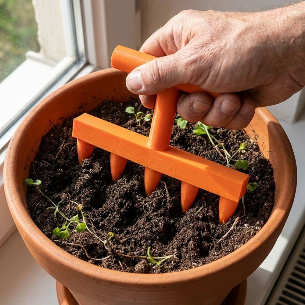 Alat Pengebor Tanah Plastik 5  - Garden Row Marker ulasan dan harga
