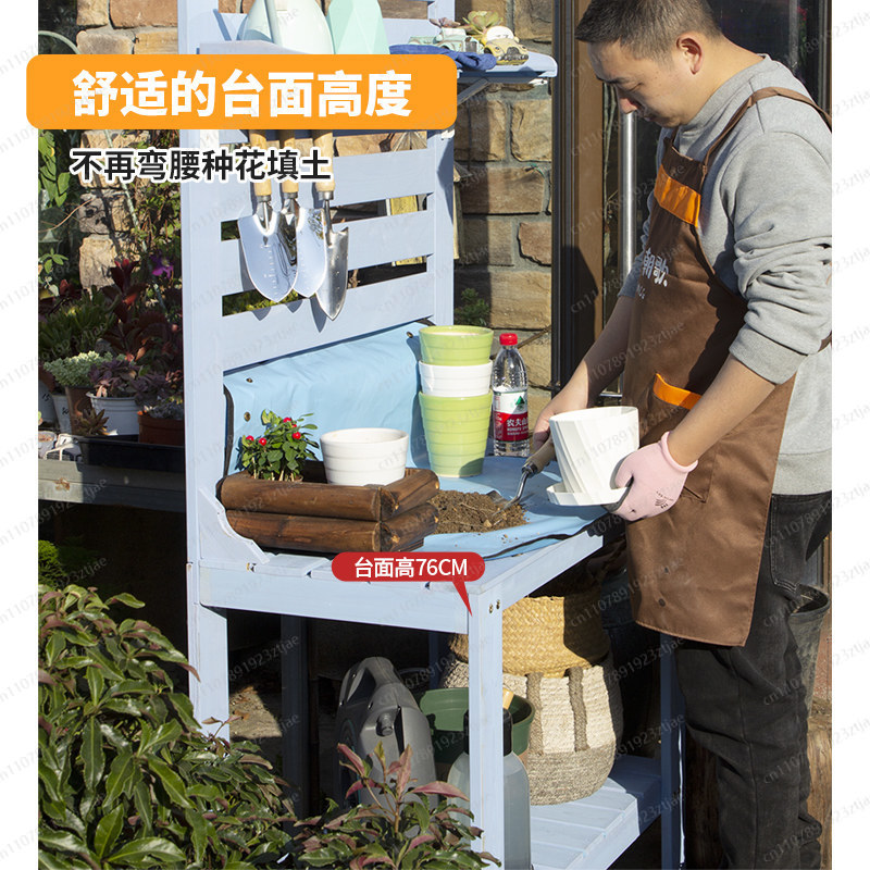 Meja Berkebun Sukulen Kayu Sol - Gardening Tools Japan ulasan dan harga