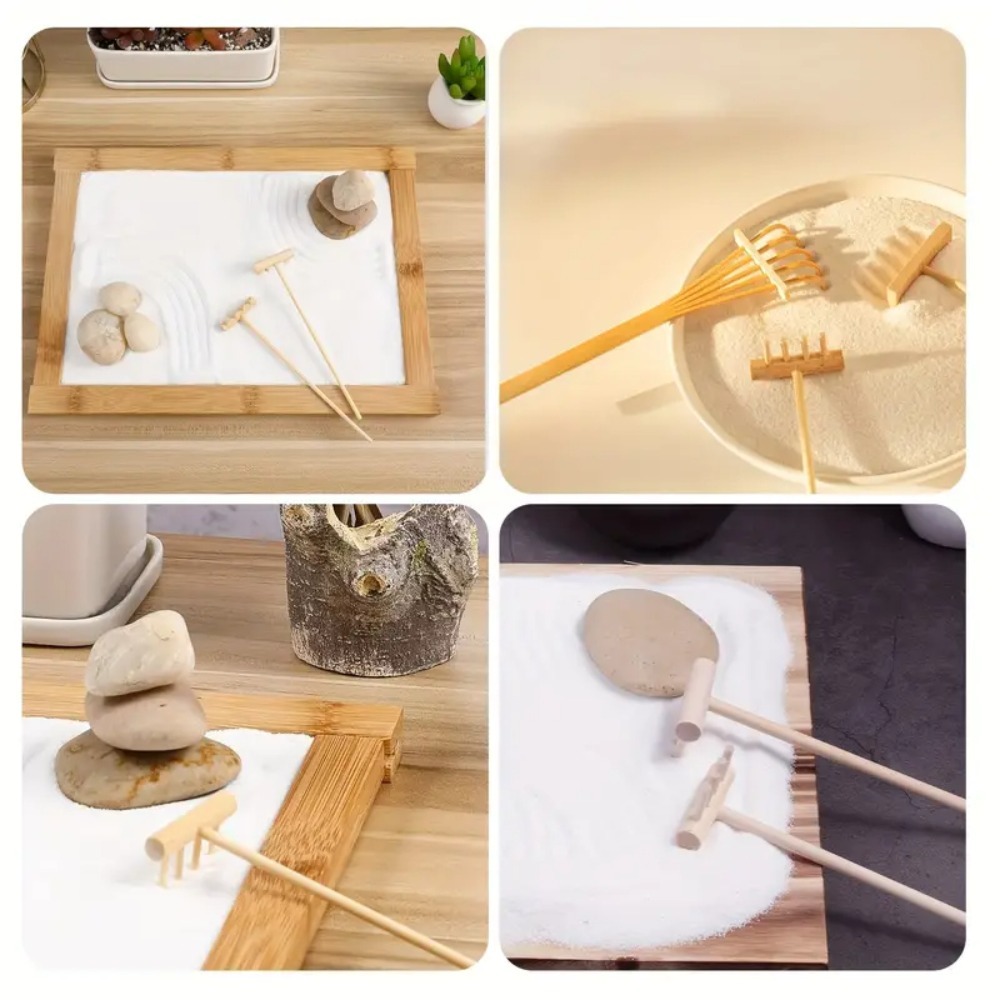 6 Buah Set Garu Bambu Mini unt - Gardening Tools Japan ulasan dan harga