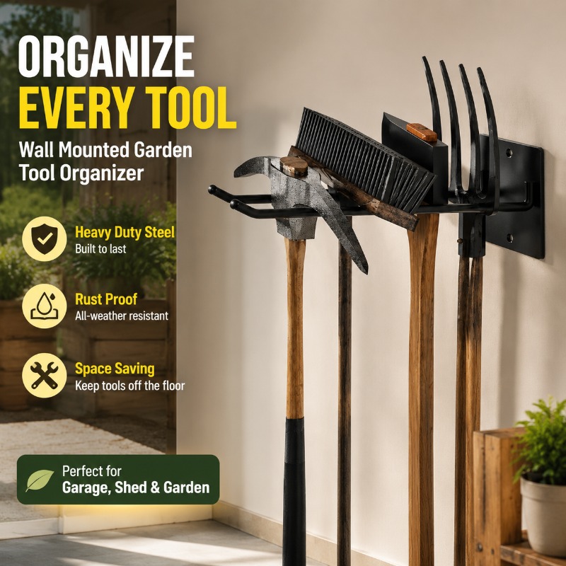Rak Penyimpanan Alat Kebun Din - Gardening Tools Shovel ulasan dan harga